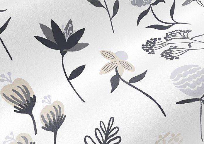 Floral Whimsy, Night Time - Roman Blind - Image 4